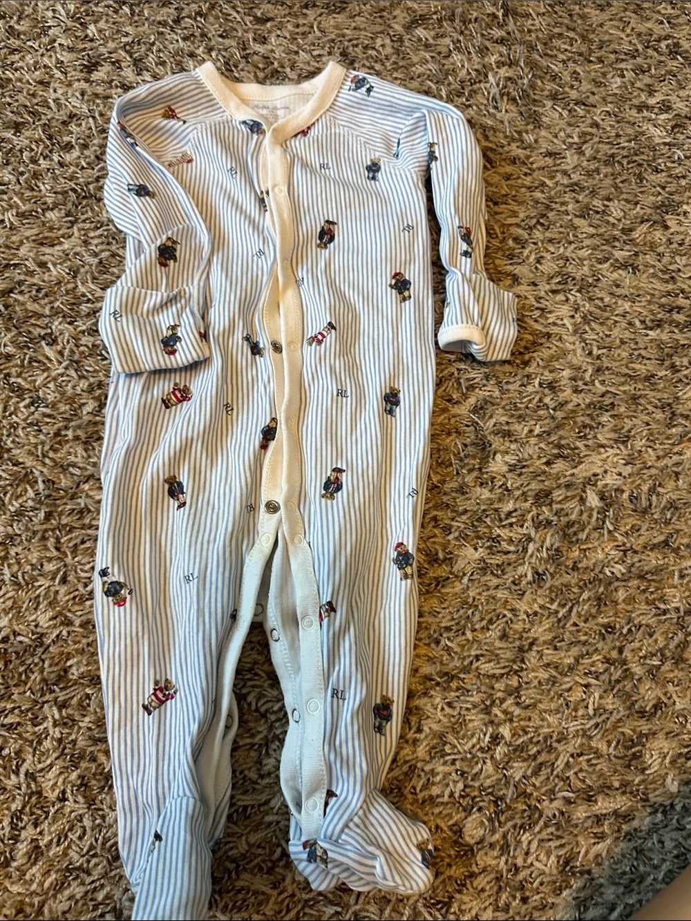 Like new size 6 mo Ralph Lauren onesie